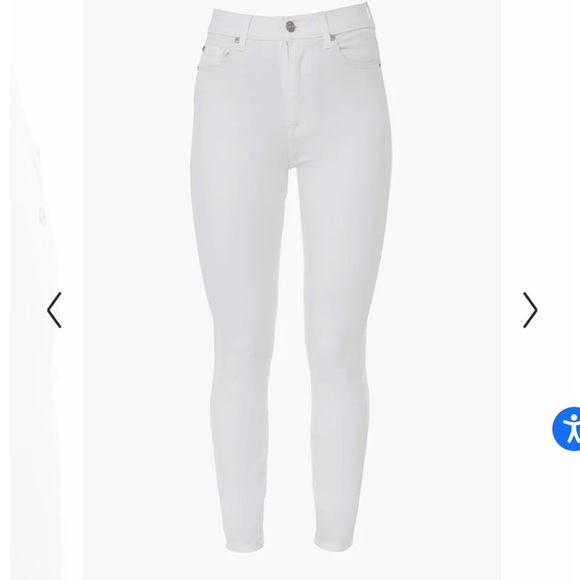 7 For All Mankind Denim - 7 for all Mankind The High Waist Ankle Skinny Jeans
